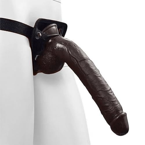 Gode réaliste XXL 11 pouces et harnais noir pour plaisir anal et vaginal