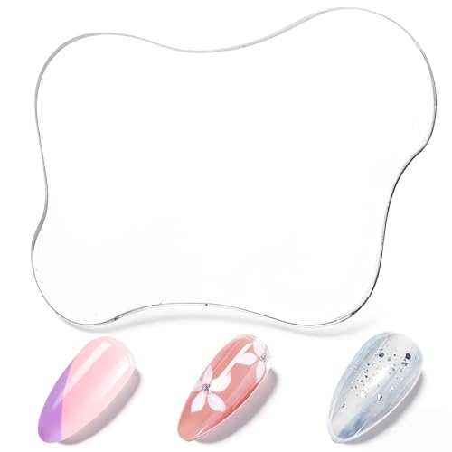Paleta para Mezcla de Esmalte para Arte en Uñas Transparente miniatura 1