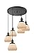 Innovations 212/6-OB-G171 Fulton 6 Light Multi-Pendant Part of The Franklin Restoration Collection, Oil Rubbed Bronze