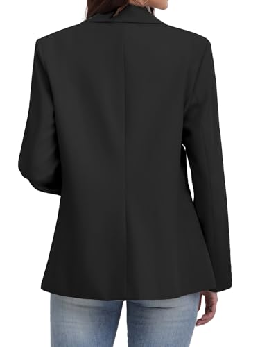 ELLEVEN Women's Blazer Business Casual Lightweight Suit - Long Sleeve Slim Fit Work Office Jacket with Pockets2