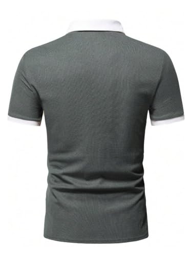 Image of GRECIILOOKS Men's Polycotton Regular Fit T-Shirt | Polo T Shirt for Men | Casual T Shirts