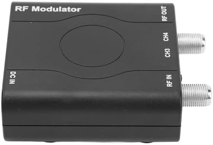 HDMI RF Modulator Adapter,RF Modulator HDMI Coaxial Converter, HDM61 HDMI to RF Modulator,Support NTSC Format Output, 1080P PLL Control of VHF Operating Frequency RF Modulator
