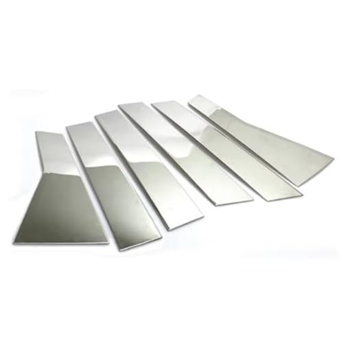 Adhesivos para pilares de puerta de CRV 2017-2022 en color plateado