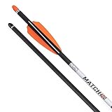 Wicked Ridge by TenPoint - Match 400 - Pack of Six - 20” Carbon Crossbow Arrows, 400-Grains - with Alpha-Nock HP