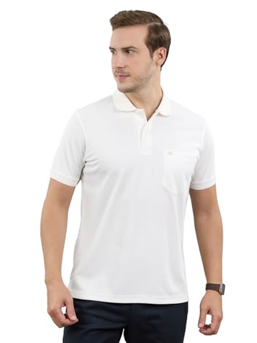 Image of Monte Carlo Mens Regular Fit Half Sleeve Solid Polo Neck T-Shirt (Pack of 1)