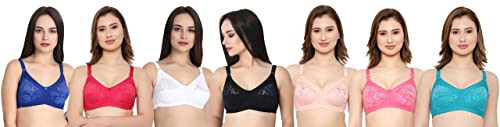 Image of Women Net Non-Padded Wire Free Regular Bra