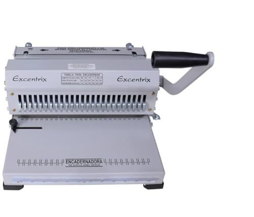 Encadernadora Perfuradora Para Trabalhos Em Wire-o 2x1 Papel Oficio Excentrix
