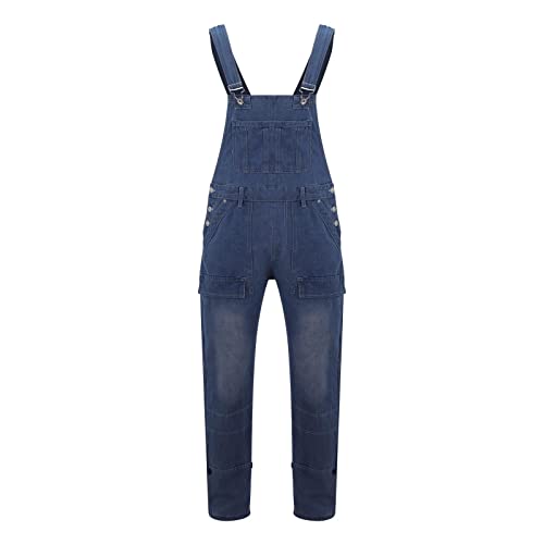 Monos para hombre estilo urbano pantalones vaqueros holgados casuales para planes de fin de semana