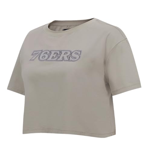 Image of Pro Standard NBA Womens Womens NBA Neutral Cotton Short Sleeve Boxy Tee