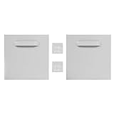 Größe: 10 x 10 cm Haftbleche / Spiegelaufhänger SET (+ Abstandhalter), ZHB000121, 100 x 100 mm, bis zu 12 Kg Tragkraft, Aufhänger für Spiegel, Glasbilder, Alu-Dibond. selbstklebend