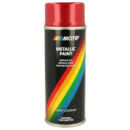 Motip M04045 Motip Peinture Métallique Aérosol - Rouge - 400 ml