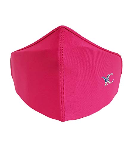 Your Contour 2 Pack (Hot Pink) Reusable Breathable Face Mask - Safety Face, Dust mask Made in USA.