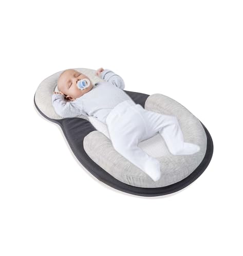 Image of Portable Snuggle Nest Sleeper Bed with Ultra Soft & Breathable Pillow