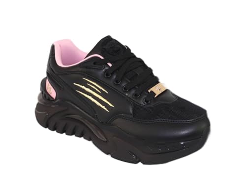 Baskets Plein Sport femme noir sneaker sport décontractée DIPS100999