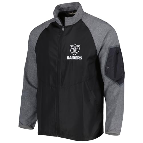 Image of Dunbrooke Men's NFL Hurricane Raglan Full-Zip Windbreaker Jacket