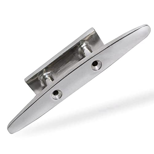 Hopbucan 8 Inch Open Base Boat Cleat 316 Stainless Steel Hardware Boat Cleats for Marine Boat Deck Rope Tie Yacht Accessories - Image 3