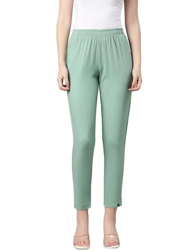 Image of TWIN BIRDS Women Viscose Cotton Kurti Pants | Stretch Ethnic Daily Trousers