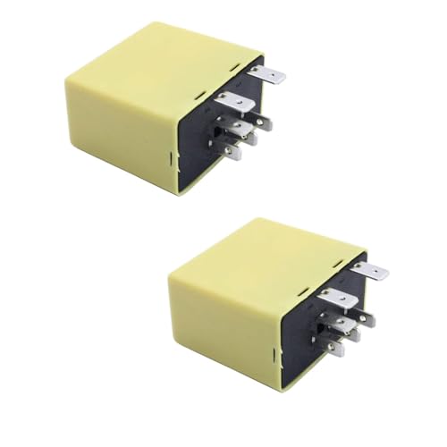 TAKPART Lot de 2 relais clignotants à 6 broches compatibles avec Opel Corsa Astra Vectra Tigra Meriva Combo 6238590 9134880