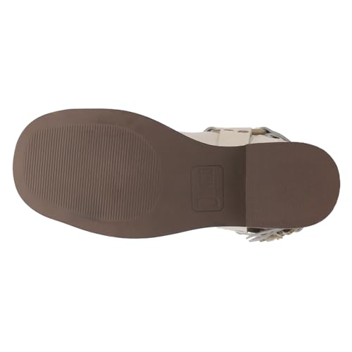 Image of Dingo Womens Blacklist Tooled Inlay Round Toe Pull On Motorcycle Casual Boots Mid Calf Mid Heel 2-3 inch