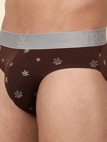 Image of WROGN Men's Pack of 2 Cotton Spandex Briefs | Solid | Comfort Fit