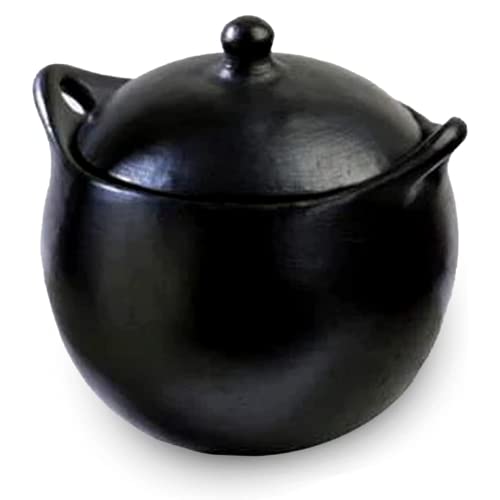 Chamba Black Clay Dutch Oven 2.5 Qt Handmade Colombia