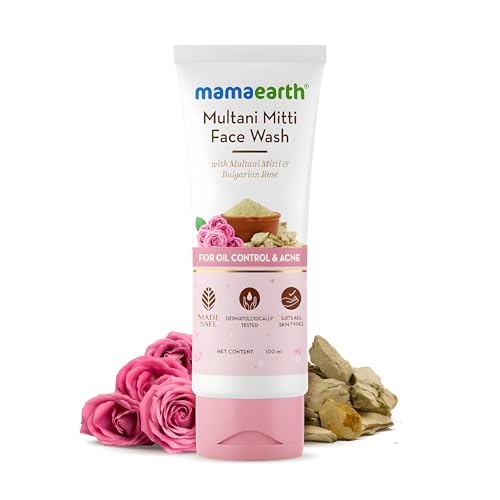 Image of Mamaearth Charcoal, Rice Water Glass, Multani Face Wash
