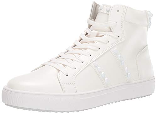 Steve Madden Men's SKALE Sneaker, White, 9 M US