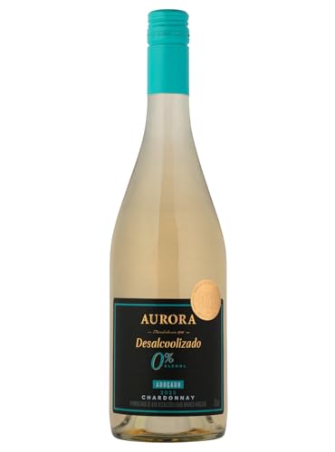 Aurora Desalcoolizado Chardonnay 2025, Vinho Branco Sem Álcool, 0% Teor Alcoólico, Adoçado