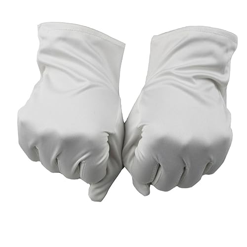 jojofuny 5 Pares -Guantes de tela guantes limpieza Guantes de poliéster versátiles Guantes cómodos cubierta protectora guantes de fibra ultrafina