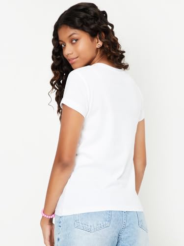 Image of Max Girls Cotton Regular Printed T-Shirt - Pack of 3
