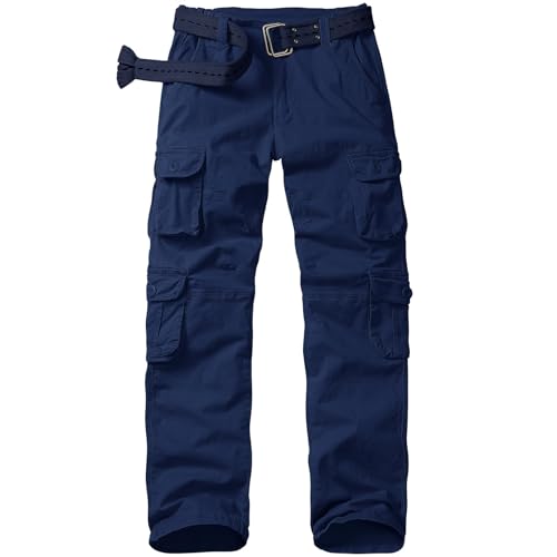 Pantalon cargo femme léger et multi poches coupe décontractée
