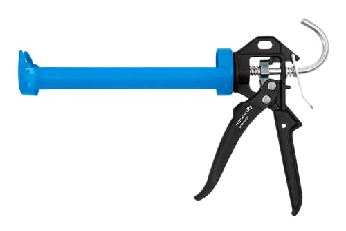Högert Technik - Presse à cartouche - Seringue en silicone pour le traitement de toutes les cartouches d'étanchéité et de colle de 310 ml - Pistolet à...