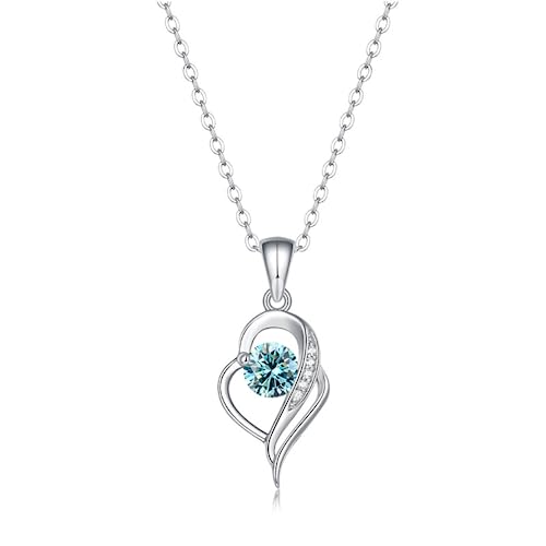 Collar de diamantes amarillos de moissanita para regalar en aniversarios