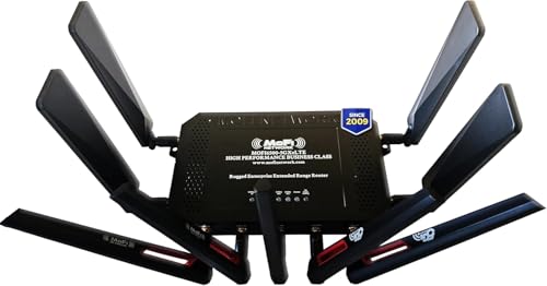 Image of MOFINETWORK MOFI6500-5GXeLTE-RM520-HP 4G LTE 5G Dual SIM Cellular Router | Amplified Wi-Fi6 | Auto Failover, Business-Class Performance | Compatible with Verizon, AT&T, T-Mobile, and More | VPN Router