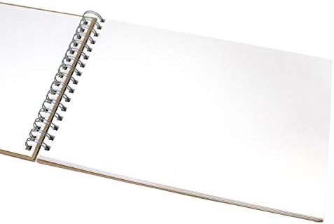 Artway Flat White Recycled Multimedia / Mixed Media Sketchbook - 250gsm - A3 Landscape - 30 Pages/60 Sides