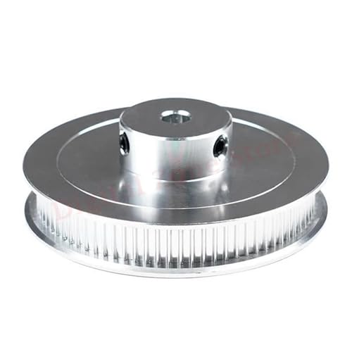 Poulie synchrone 2GT 80T anti-glissement pour courroie GT2 de 6mm axe de 5mm