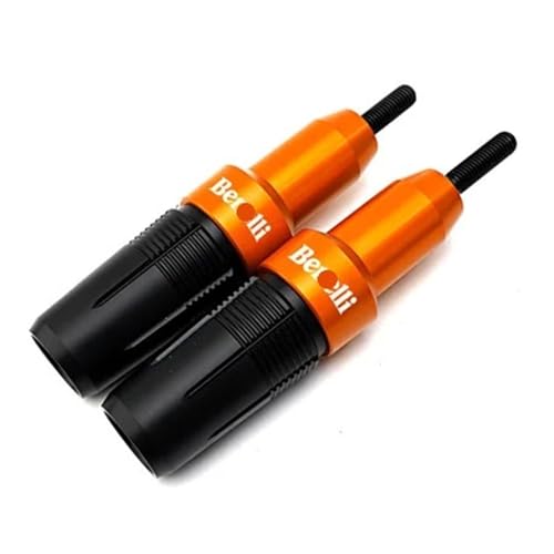 �̂��߂� �x�l�� ���I���`�[�m 500 502C TNT 125 135 TRK 502X�p�B�o�C�N�A�N�Z�T���[ �r�C�X���C�_�[ �N���b�V���p�b�h �����h�~�v���e�N�^�[(2 PCS Orange)