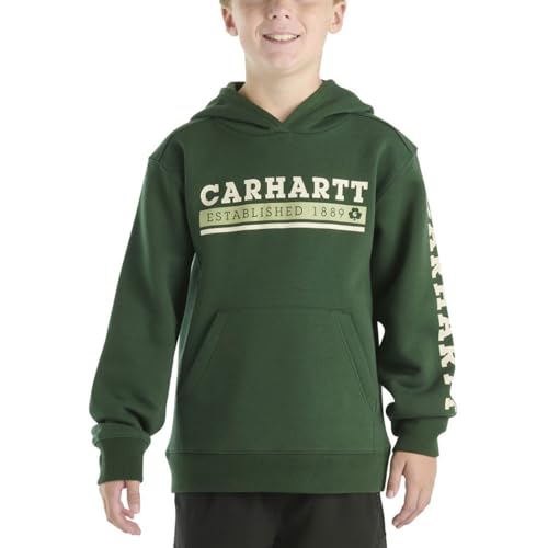 Carhartt Kid's CA6709 Long-Sleeve St. Patrick's Day Graphic Sweatshirt