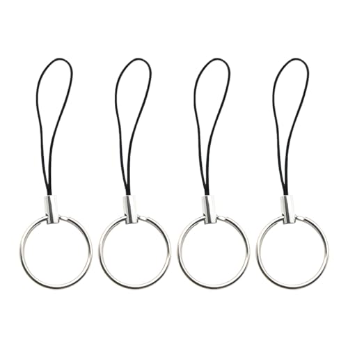 Image of 4 PCS Car Key Chain, Model S 3 X Y String Keychain Rope Lanyard, Lightweight Strap String for Key Fob USB Flash Drive