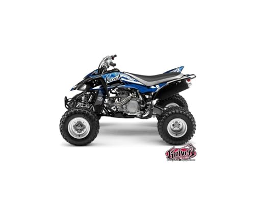 Kit Déco Yamaha 450 YFZ Bleu Kutvek Autocollant Haute Résistance aux Rayures