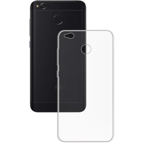 Image of COVERBLACK Soft Rubber Silicon Clear Back Cover Compatible Model for Redmi 4X - Transparent