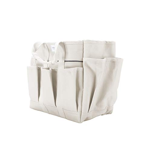 Martha Stewart Heavy-Duty Canvas Garden Bag With 6-Inch Exterior Pockets And 11-Inch Interior Pockets #TOP1