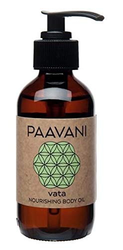 PAAVANI Ayurveda Body Oil - Made in USA - Ayurvedic Massage Oil - Skin Care - Premium Quality - Certified Organic, 8 oz