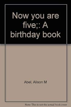 Hardcover Now you are five;: A birthday book
