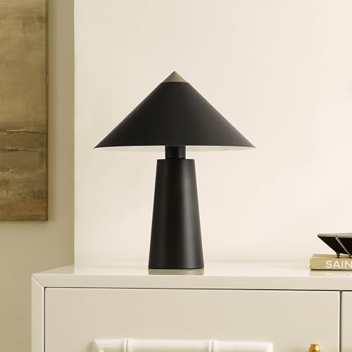 Lámpara de mesa Syuna negra/dorada 17 pulg. LED incluida miniatura 4