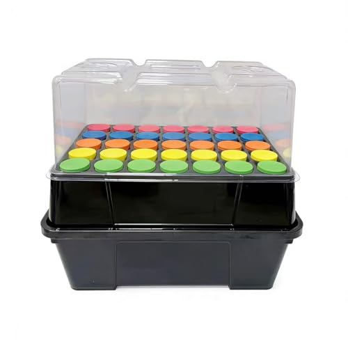 Image of Aeroponic Cloner Machine, Cloning Machine 35 Site for Cutting Rooting Germination Kit Using 1.625 inch Neoprene Clone Inserts