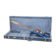 🎸 Designed for Jazzmaster & Jaguar Guitars Engineered to fit offset-body electric guitars like Fender Jazzmaster and Jaguar, with a rectangular shape for added space and stability. 🪵 Rectangular Wooden Case with Carved Texture Built from solid wood a...