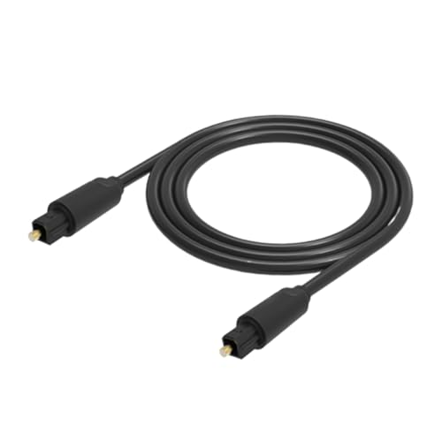 GALPADA Optisches Glasfaserkabel Digital Audio Kabel mit Quaderförmigen Steckern Niedriger Signalverlust Kompatibel für Lautsprecher Verstärker Dvd CD und Heimkino systeme...