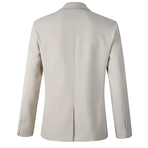Beninos Mens Sport Coat Casual Blazer One Button Business Suit Jacket