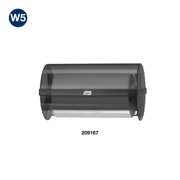 Tork 129255 Carta resistente Universale, sistema W5 per rotoli piccoli, 2 veli, 200 strappi, 10 Rotoli, verde (23 x 27,5 cm)